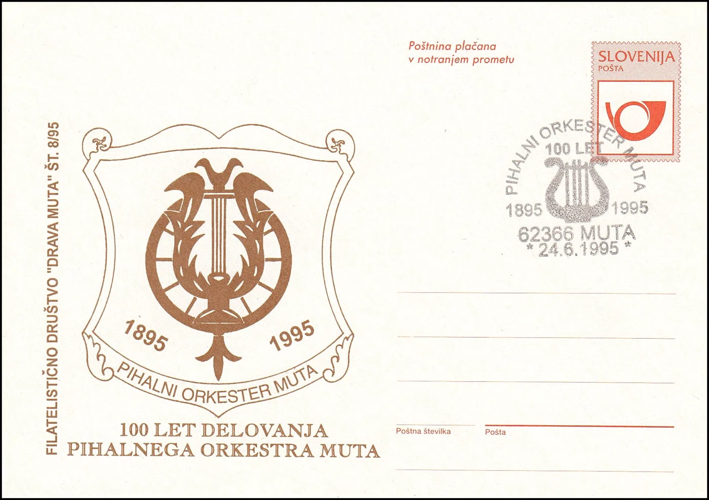100 LET PIHALNI ORKESTER MUTA 1895 - 1995